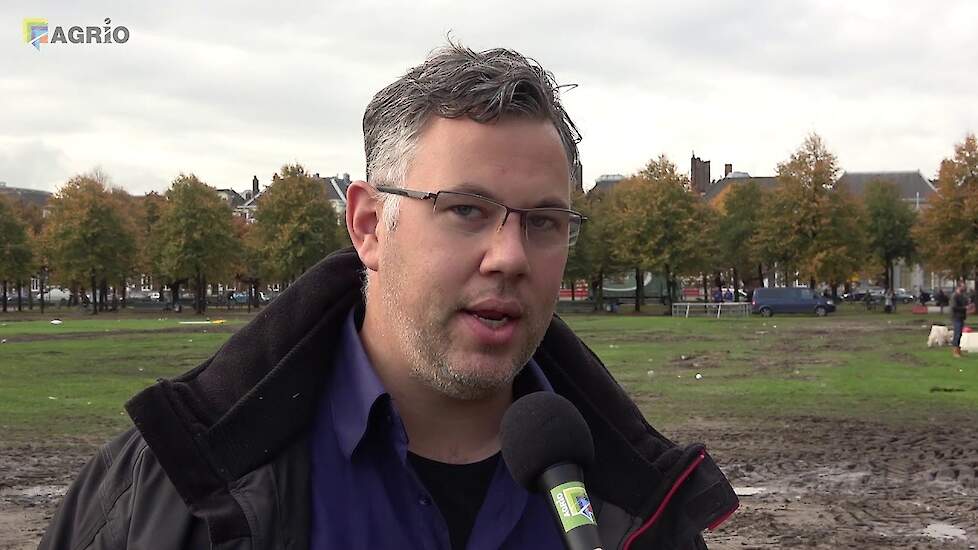 Boeren vertrekken uit Den Haag