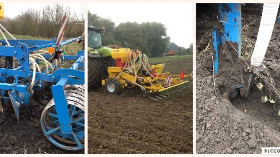 Deze zaaitechniek is te vinden als compleet opgebouwde zaaitechniek of als aangepaste cultivator met slangen achter de beitels. De cultivator blijft inzetbaar voor andere toepassingen en ook op zware gronden haal je met deze machines de juiste diepte.