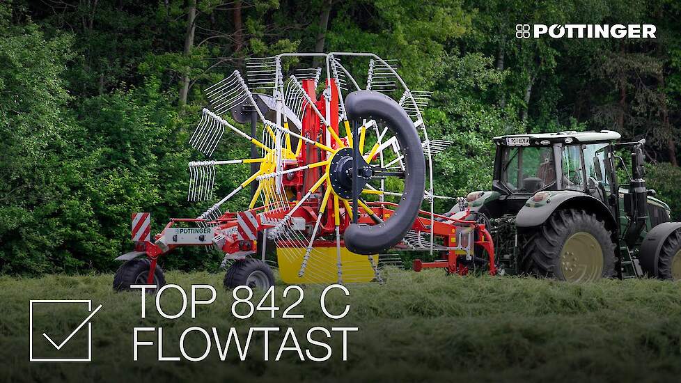 PÖTTINGER - FLOWTAST, an innovative feature on the TOP 842 C