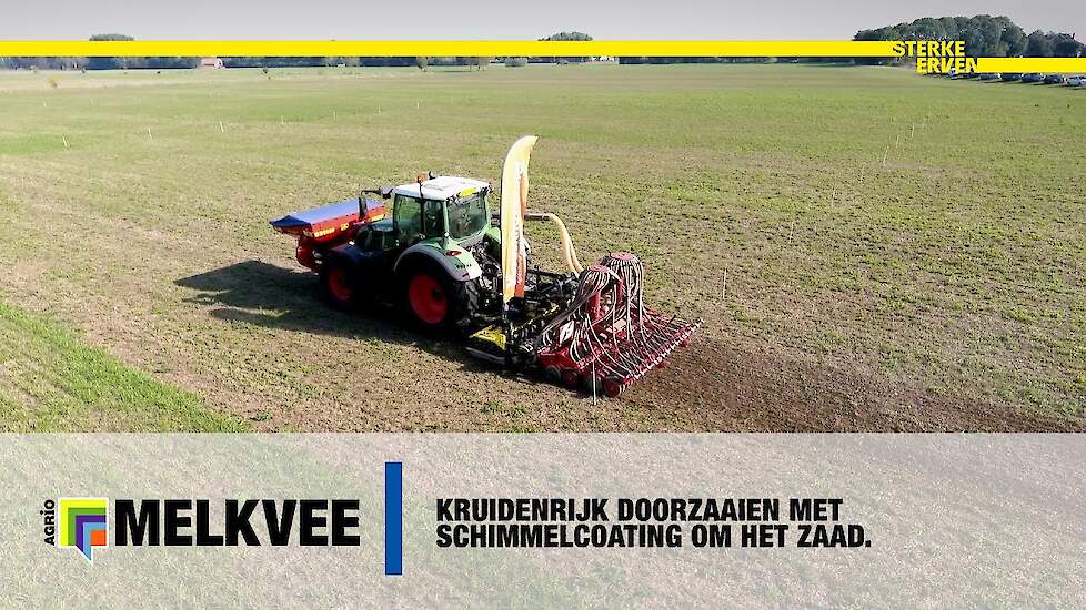 Kruidenrijk doorzaaien met schimmelcoating om het zaad