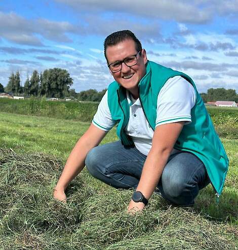 Rowan Timmer, sales manager ruwvoer &amp; akkerbouw: "Door te focussen op het juiste oogstmoment van de mais haal je het maximale uit beide gewassen"