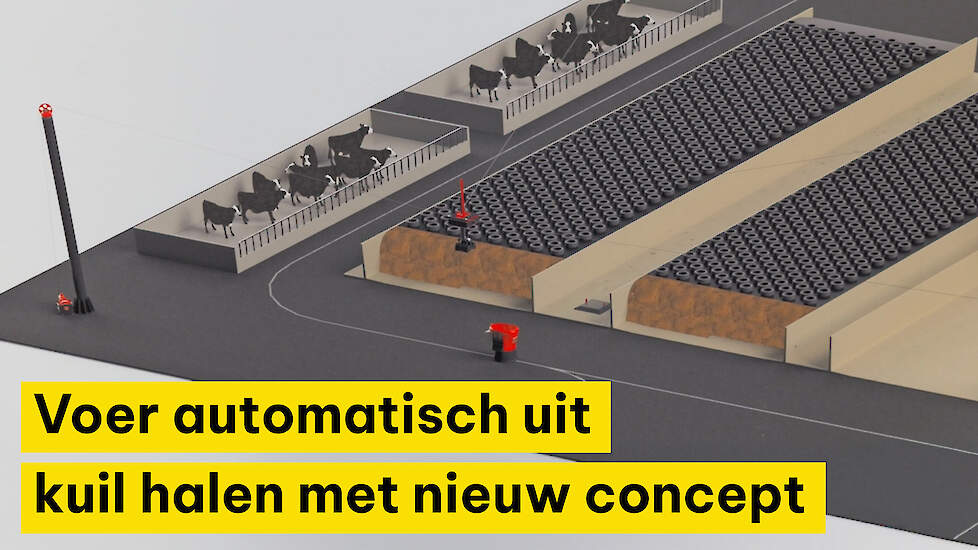 Nieuw concept voer uit kuil halen.