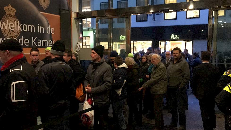 actievoerende boeren uit Groningen