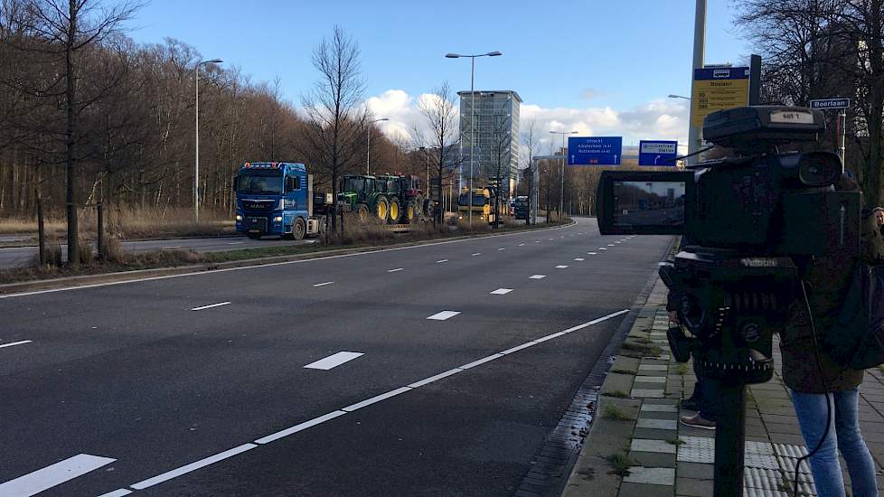 actievoerende boeren uit Groningen