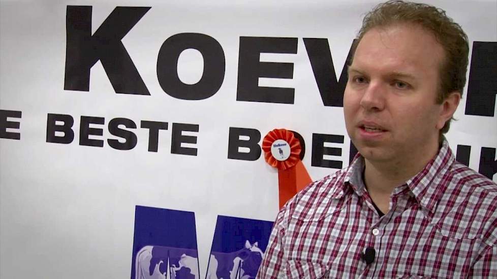 Koeverkiezing van Melkvee Magazine winnaar van Alfred van Dijk prijs en categorie vakmanschap