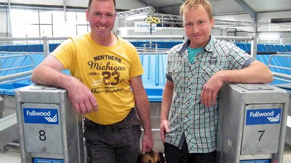 De gebroeders Henk (44) (links) en Stefan (38) Schoenmakers uit Zeijen.