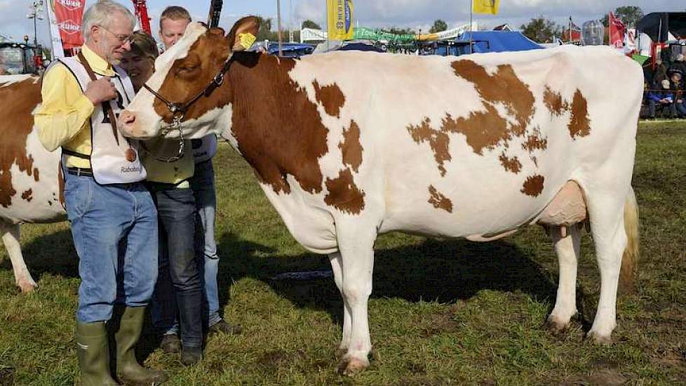 Het kampioenschap bij de roodbonte senioren ging naar Gasthuis Konvoy Suzanne van de familie Van Buuren uit Leerbroek.