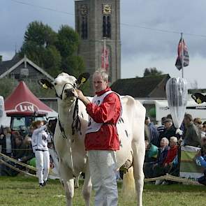 De bekende Blitz-dochter Bons-Holsteins Dikkie 161 eindigde als derde in de middenklasse.