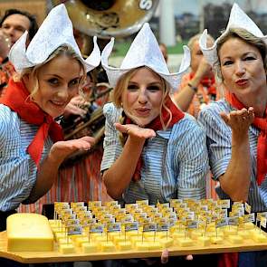 Frau Antjes genoeg op het Holland paviljoen in hal 18.