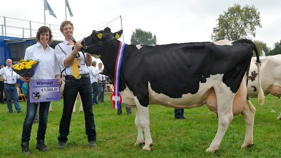 Met de overwinning sleepten Jan Schouten en Marieke van Mastwijk de hoofdprijs van 1.500 euro in de wacht.