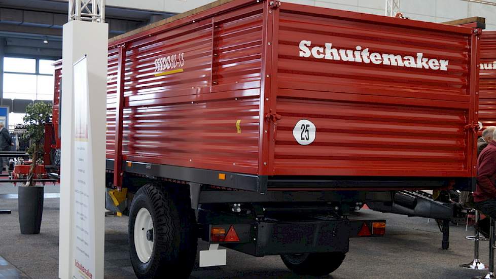 De voerdoseerwagen van Schuitemaker.