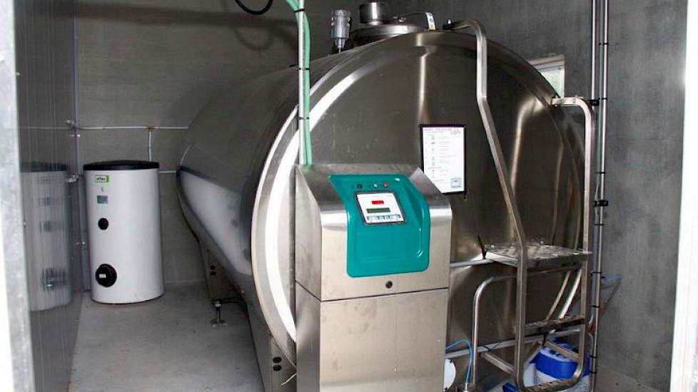 Ook de melktank met 6000 liter inhoud is van GEA.