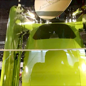 Claas won ook tot zijn eigen verrassing de Gouden medaille van de Sima met het panoramische dak. Het voorkomt een scheve werkhouding van de chauffeur.