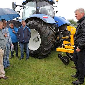 Naast diverse andere bedrijven met machines was ook mechanisatiebedrijf Twentrac uit Holten aanwezig met de ‘Shakaerator’- grasland-cultivator. Deze machine maakt gebruik van een vibratiesysteem waardoor minder vermogen nodig is dan bij een andere graslan