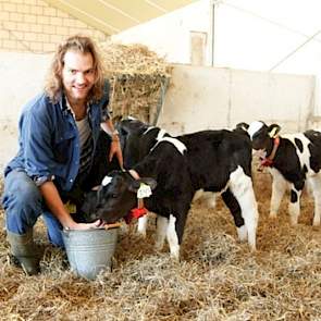 Melkveehouder Willem van der Schans uit het Limburgse Well