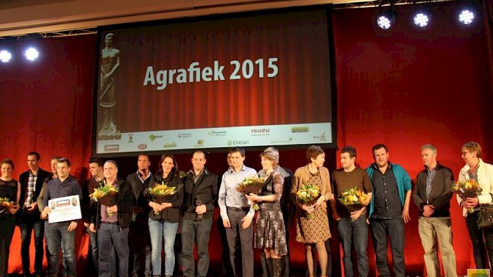 Op de professionele dag van Agribex worden traditioneel ook de Agrafiek-Awards 2015, de winnaars van de Oscars voor de Belgische landbouwsector, bekendgemaakt. In de categorie Melkveebedrijf ging de prijs deze keer naar de Bart Vanderstraeten uit Merchtem