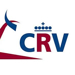 Het nieuwe logo van de Coöperatie Koninklijke CRV u.a., met kroontje.