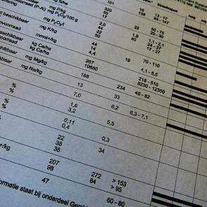 Opvallend is ook het hoge aandeel magnesium in de bodem bij De Kruijf. Reijneveld geeft aan dat hij beter geen magnesiumhoudende kalk kan strooien. Dit gebeurde in het verleden wel. Magnesium is volgens hem niet direct schadelijk, maar het verdringt het a