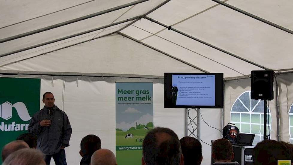 De presentatie van Patrick Piessens van Nufarm draaide vooral om groeiregulatoren en hoe die toe te passen zijn.