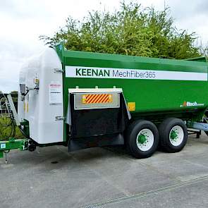 De nieuwste type voermengwagen van Keenan voor het hoofdkantoor in het Ierse Kilkenny. Keenan is sinds 2016 onderdeel van voeradditievenfabrikant Alltech.