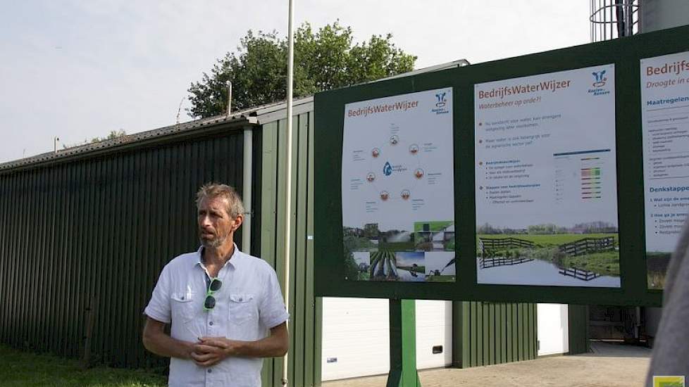 In een presentatie van Koeien en Kansen in samenwerking met waterschap Rijn en IJssel werd de bedrijfswaterwijzer geïntroduceerd. Met die tool kunnen melkveehouders in de toekomst het waterbeheer op hun bedrijf verbeteren.