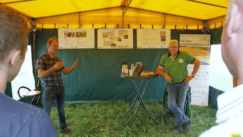 In dezelfde workshop over precisielandbouw, deed Frank Jeurissen van Agrifirm een voorspelling: „Over vijf jaar is er een app, die de veehouder precies adviseert wanneer hij moet maaien, mits het weer het toelaat.” Idse Hoving van de Wageningen Universite