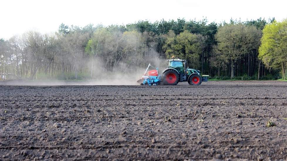 Mooie droge omstandigheden voor de inzaai