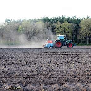 Mooie droge omstandigheden voor de inzaai