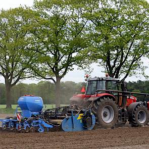 Er worden niet meer zaden per hectare gezaaid, zoals wel het geval is met de 'stereo' zaaimethode, waarbij de planten twee aan twee naast elkaar worden in gezaaid.