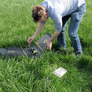 Een buizerd vliegt richting drone en hoopt op thermiek daar waar de drone een bocht maakt. Dronewerker Leks Bolderdijk is niet bang voor buizerds, maar scholeksters die hun nest verdedigen vormen wel een bedreiging voor de drone, die kan worden aangezien